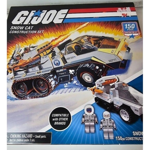 2020 Hasbro G.I. Joe Snow Cat Construction Set Lego 150 piece Unopened - Picture 3 of 6